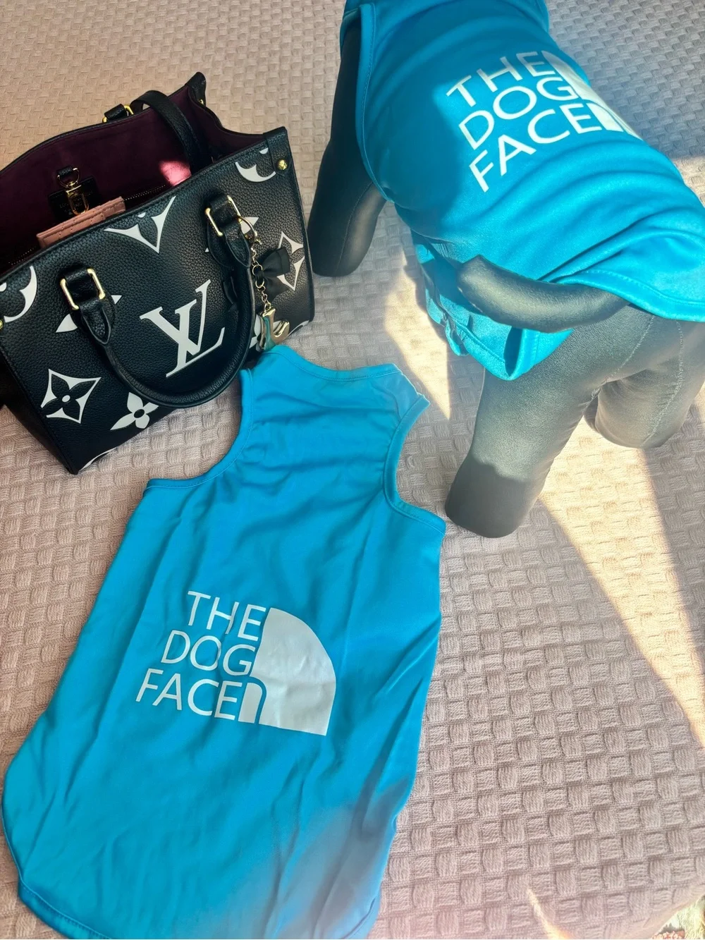 GORGEOUS SKY BLUE XXLARGE PET TSHIRT 🩵🐾😍 THE DOG FACE ❗️
